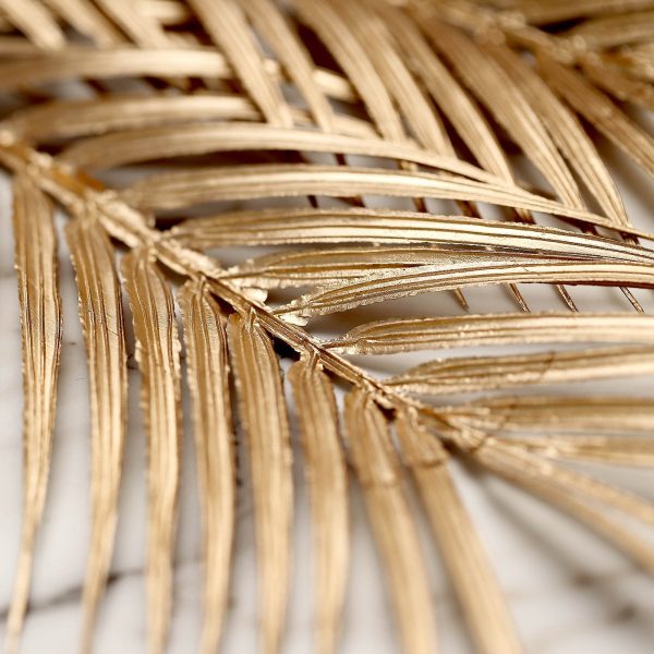 Pack of 2 | 32" Metallic Gold Artificial Palm Leaf Spray, Vase Filler Wedding Floral Decoration - Image 7
